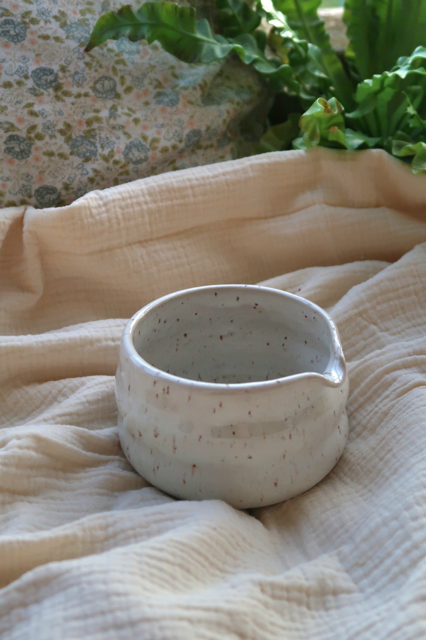 Tall & wavy Matcha Bowl